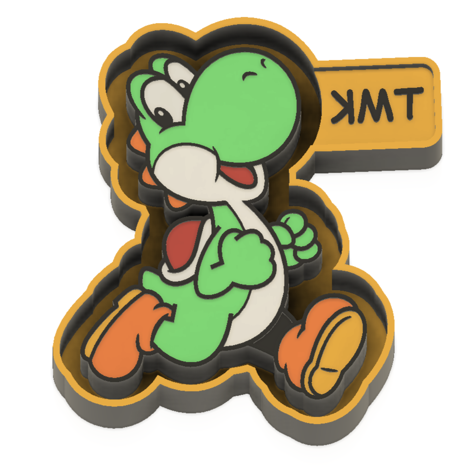 Yoshi Silicone Mould for Soap, Plaster, Freshies, Wax, Chocolate, Resin and so much more