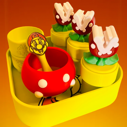 TMK 3D Gamer Play Set Potion Set Montessori STL 3MF Files includes commercial licence to sell your prints