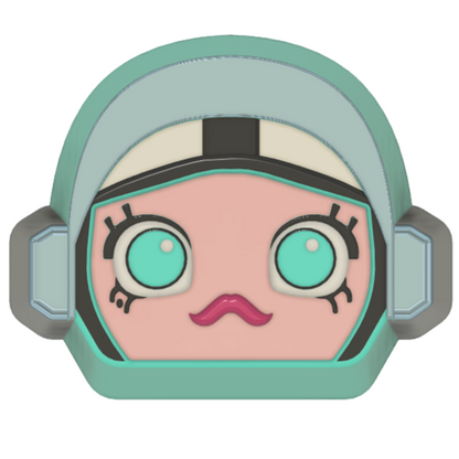 Space Molly Head Only  (3D Printed)