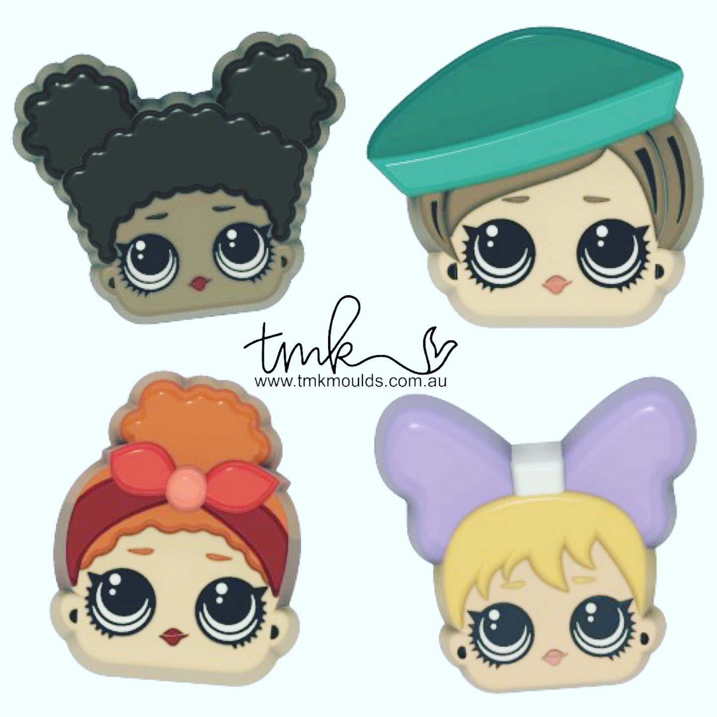 Big Eyed Dolls Collection LOL  (Vacuum Form Mould)