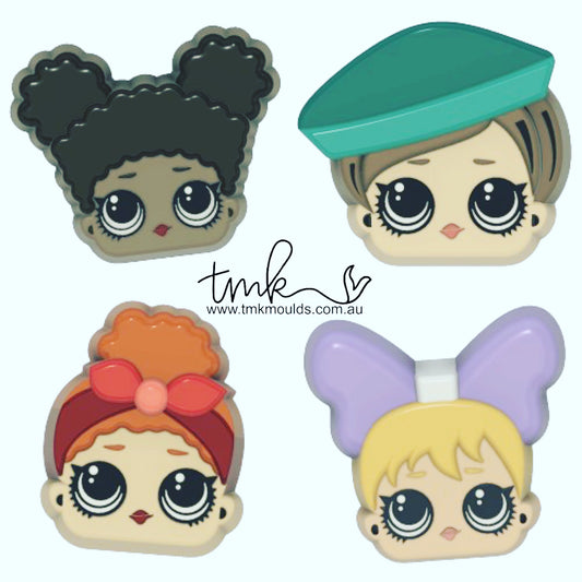 Big Eyed Dolls Collection LOL  (Vacuum Form Mould)