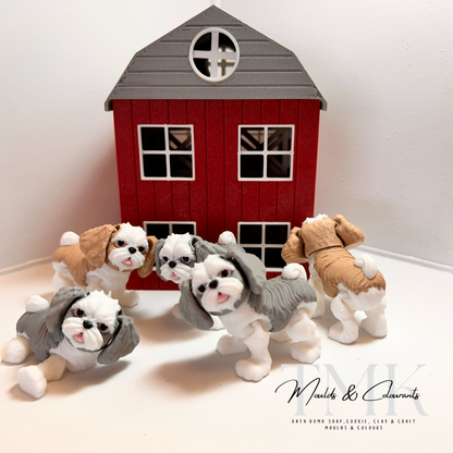 Farm Themed Mini Articulated Flexi Toys 10X