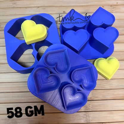 Bite Size Multi Tab 3 Piece Moulds STL