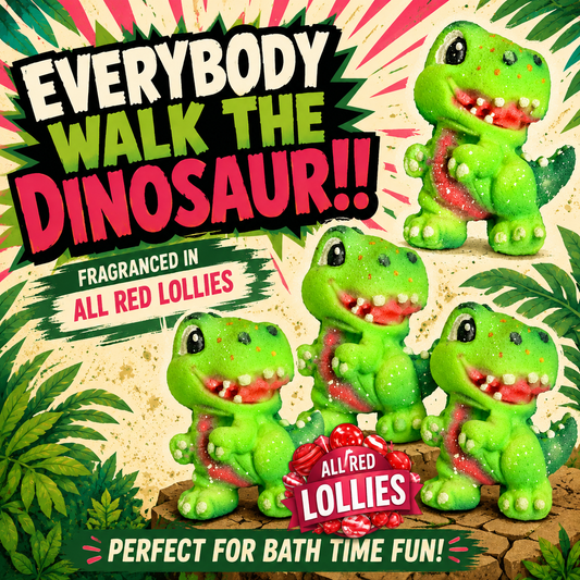 kawaii TRex Vacuum Form Mould Bath Bombs, Soaps and Plasters