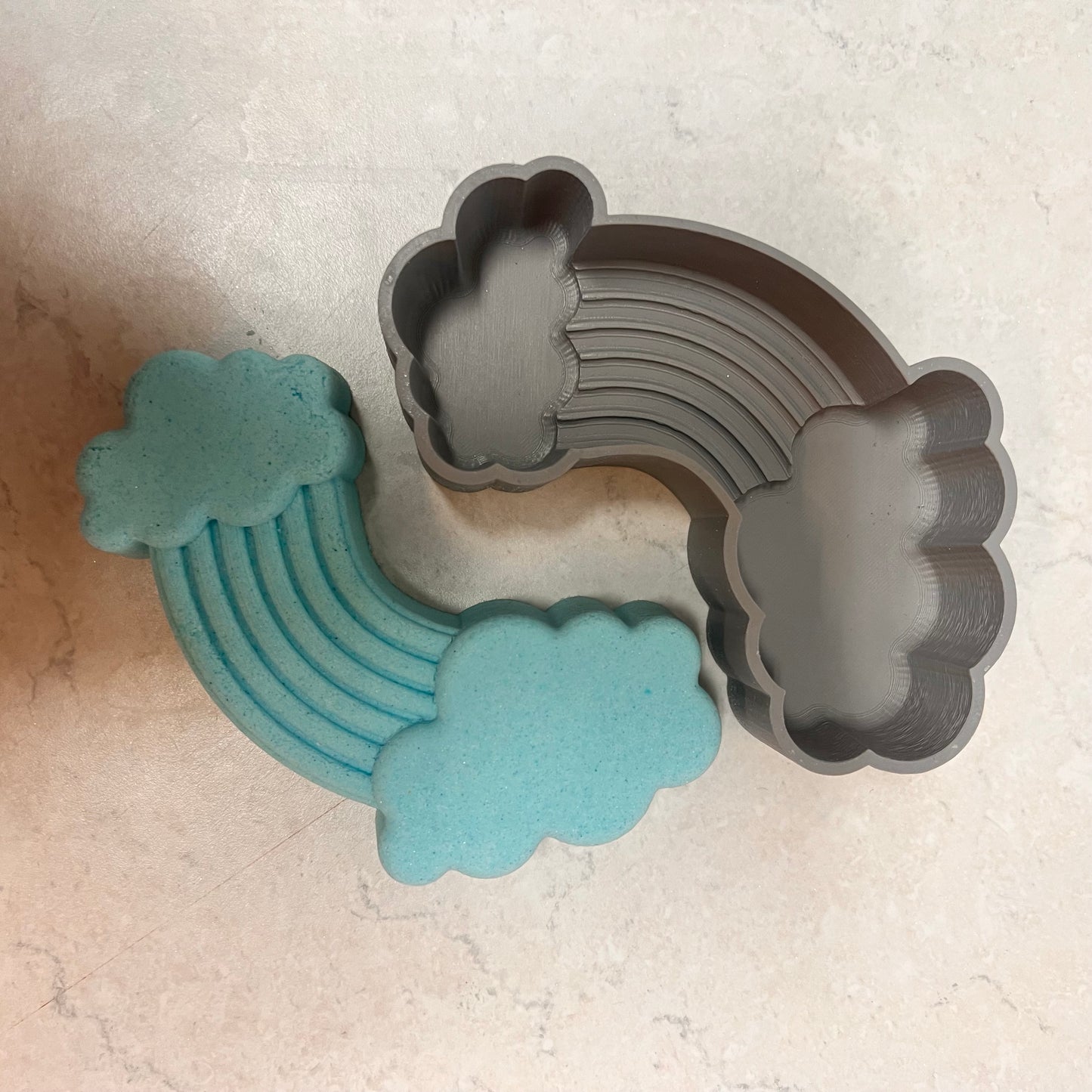 Double Cloud Different kinda Arch Rainbow STL