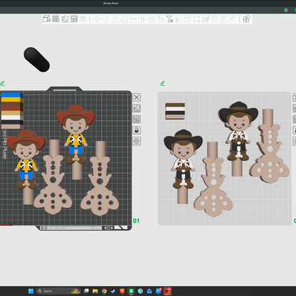 Toy Box Wands 3MF Print Files