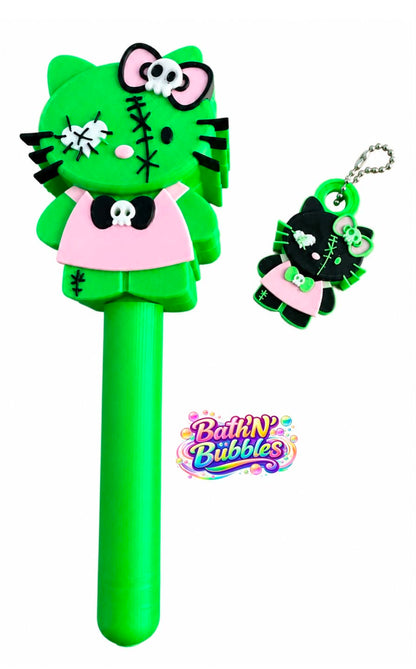 Bad Kitty Keyring 3D Printed