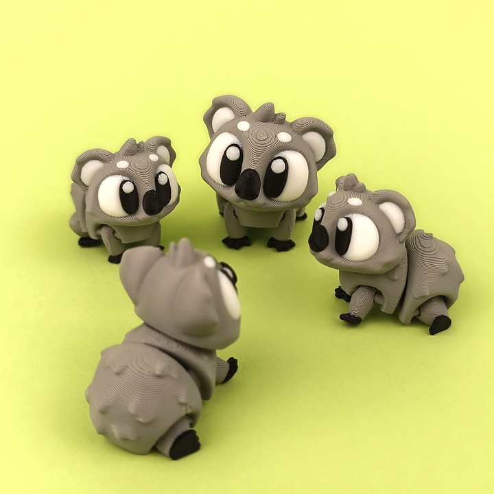 Zoo Themed Mini Articulated Flexi Toys 10X