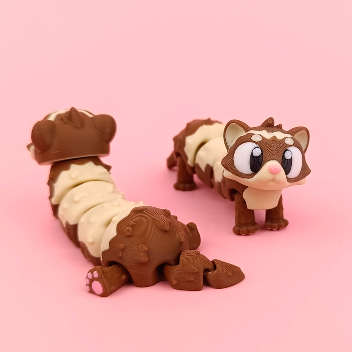 Zoo Themed Mini Articulated Flexi Toys 10X