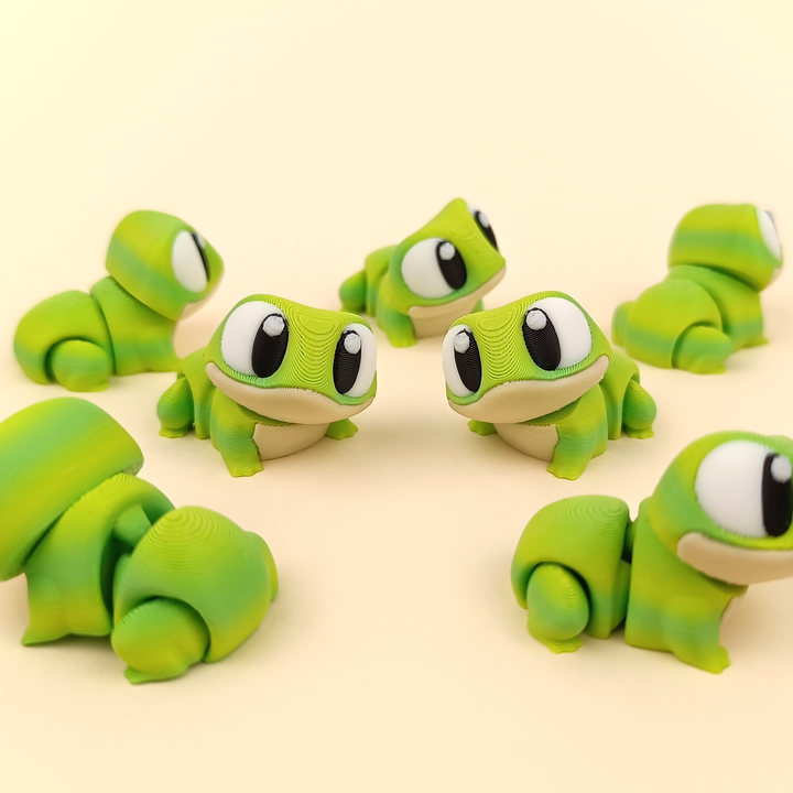 Zoo Themed Mini Articulated Flexi Toys 10X