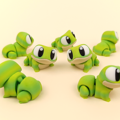 Zoo Themed Mini Articulated Flexi Toys 10X