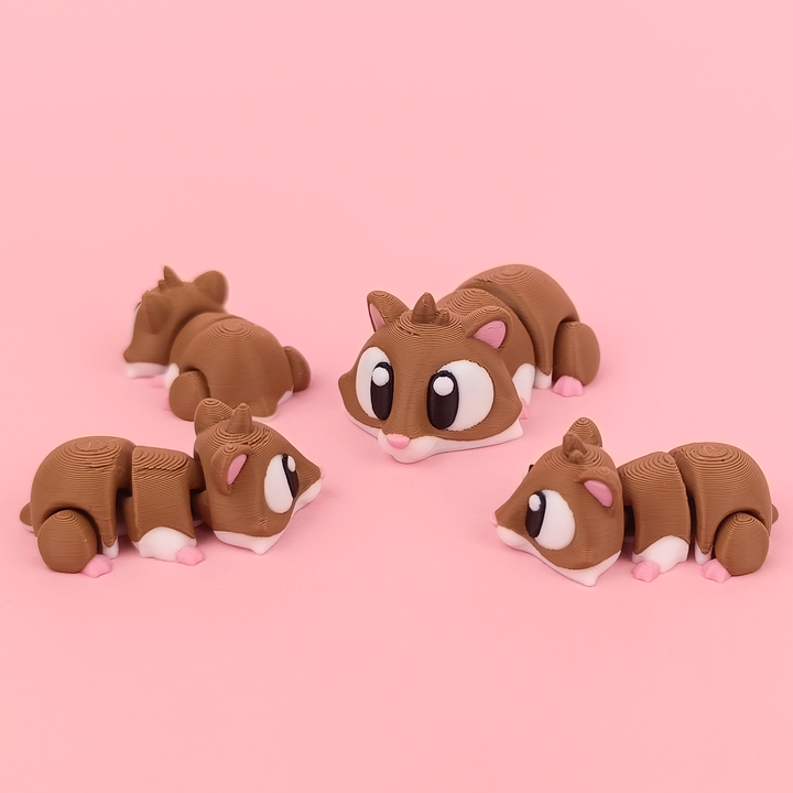 Farm Themed Mini Articulated Flexi Toys 10X