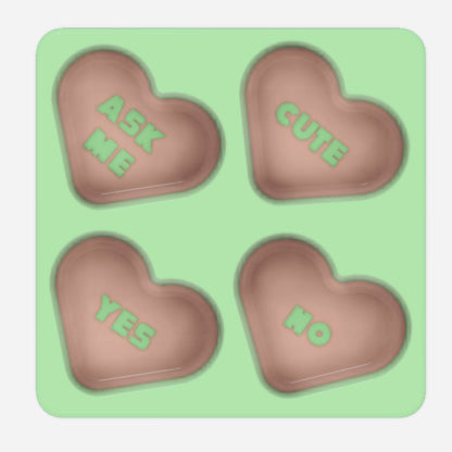 Valentines Conversation Hearts Toddler Moulds STL