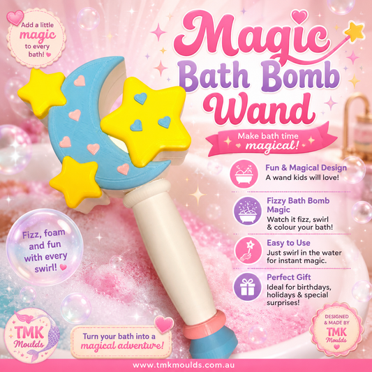 Starry Moon Magic Bath Bomb Wands