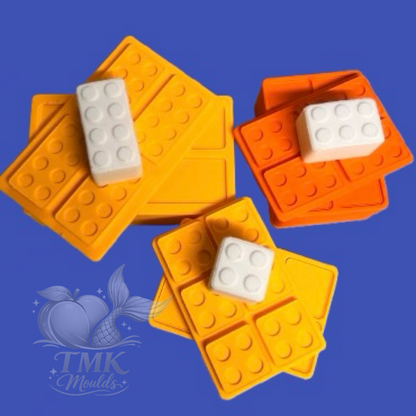 3x Different Building Blocks Bricks 3 Piece 3D Printed Moulds