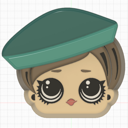 Big Eyed Dolls Collection LOL  (Vacuum Form Mould)