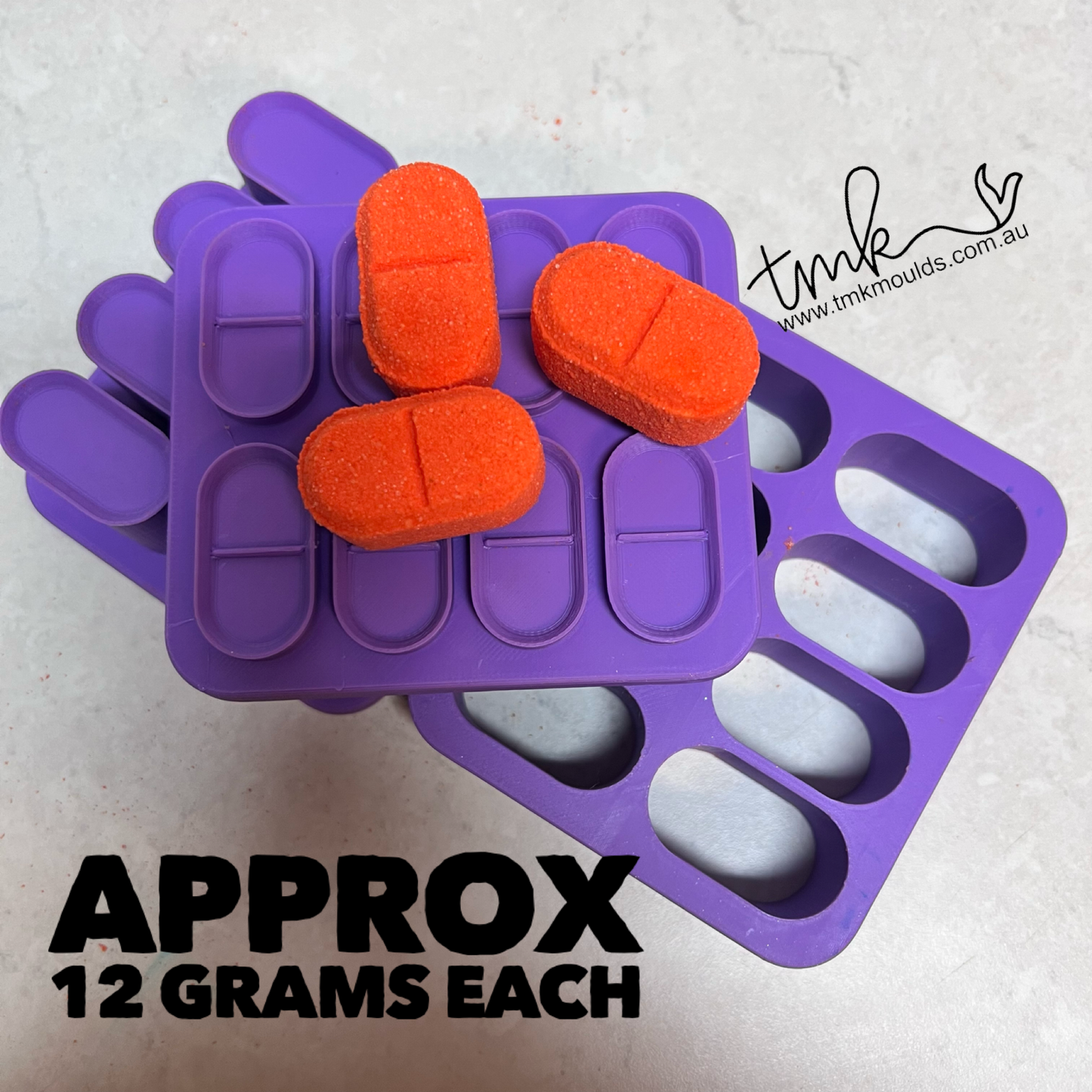 Bite Size Multi Tab 3 Piece Moulds STL