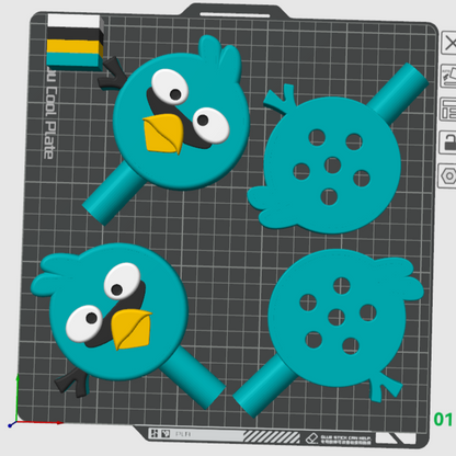 The Birds Wands 3MF Print Files