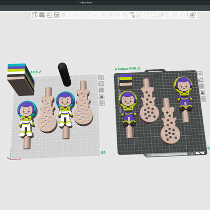 Toy Box Wands 3MF Print Files