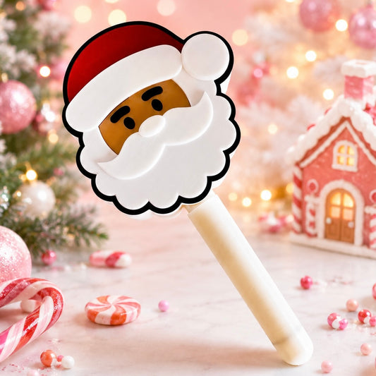 Santa Head Magic Bath Bomb Wands
