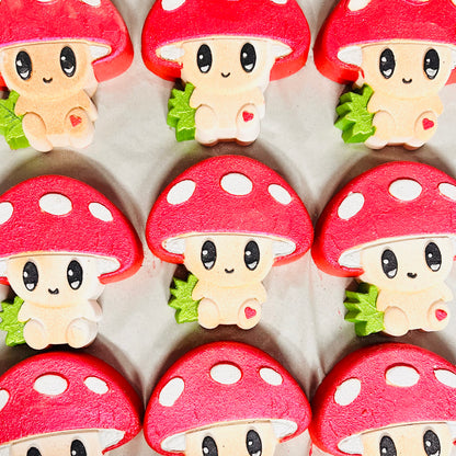 Kawaii Mushroom Collection Bath Bomb Mould (3D Printed)