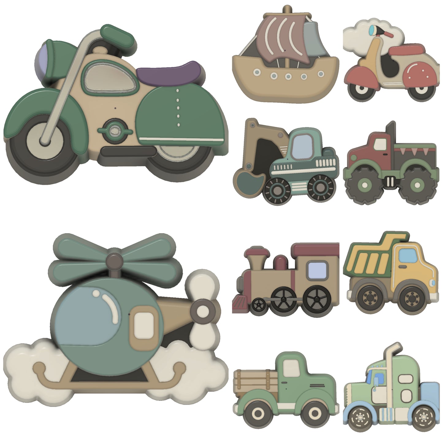 Kids in Motion Collection Hybrid Mould (3D Printed)