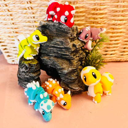 Dragons and Fantasy etc Themed Mini Articulated Flexi Toys 10X