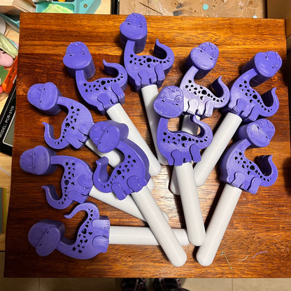 10x Mini Magic Bath Bomb Wands with matching colour handle (Colours in description)