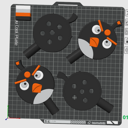 The Birds Wands 3MF Print Files