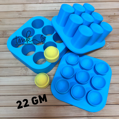 Bite Size Multi Tab 3 Piece Moulds STL