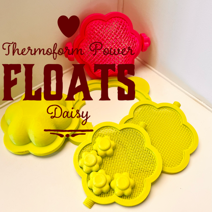 Thermoformed Power Float Daisy for Bath Bombs or Mini Bombs STARTER KIT