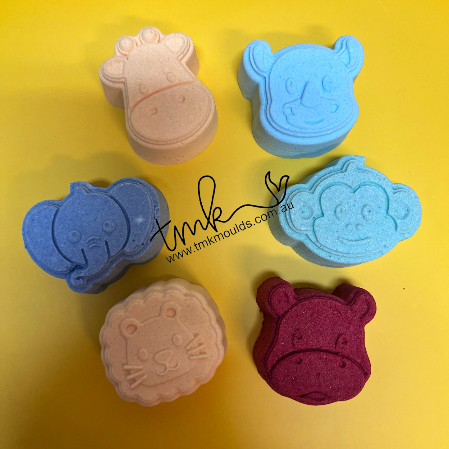 Safari Animals Toddler Moulds and Plungers STL