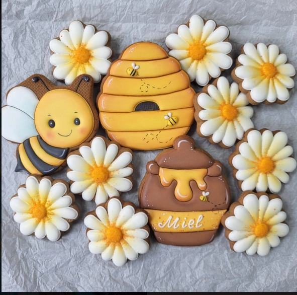 TMK 3D & Cookies Icing Lab present Bees & Blooms Play Set Montessori STL 3MF Files includes commercial licence to sell your prints (Copy)