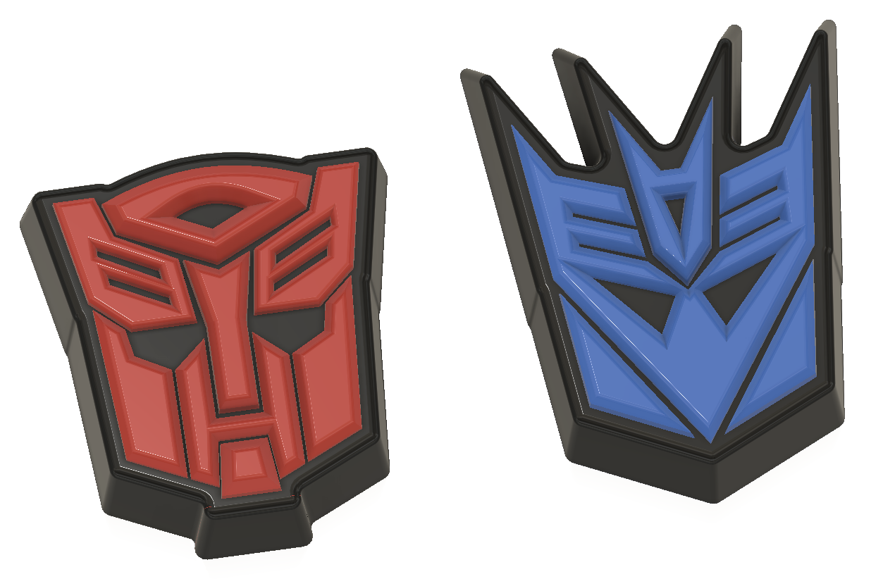 Transformers Logos Vacuum Form Mould