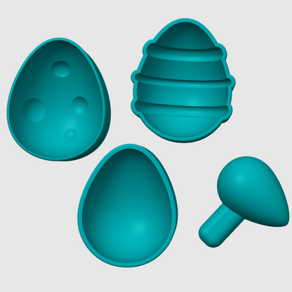 Easter 3D printed Mould Print Ready Files STLs