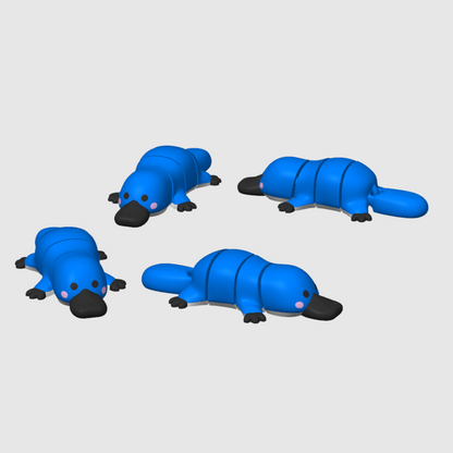 Zoo Themed Mini Articulated Flexi Toys 10X