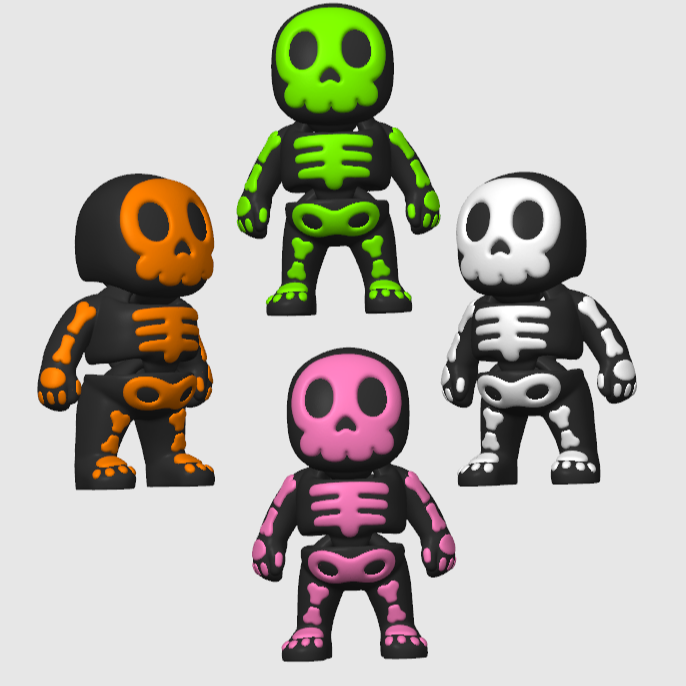 Christmas, Halloween etc Themed Mini Articulated Flexi Toys 10X