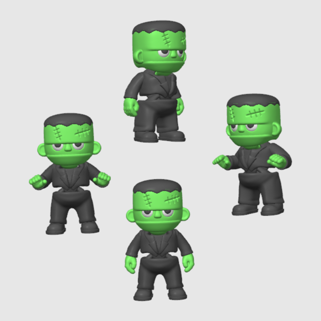 Christmas, Halloween etc Themed Mini Articulated Flexi Toys 10X