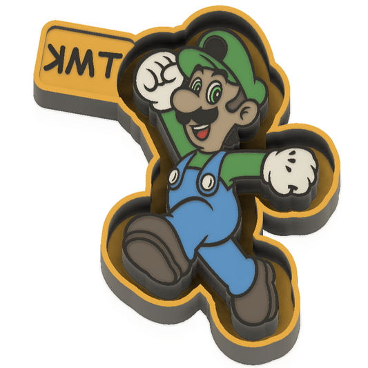 Green Plumber Guy Silicone Mould for Soap, Plaster, Freshies, Wax, Chocolate, Resin and so much more