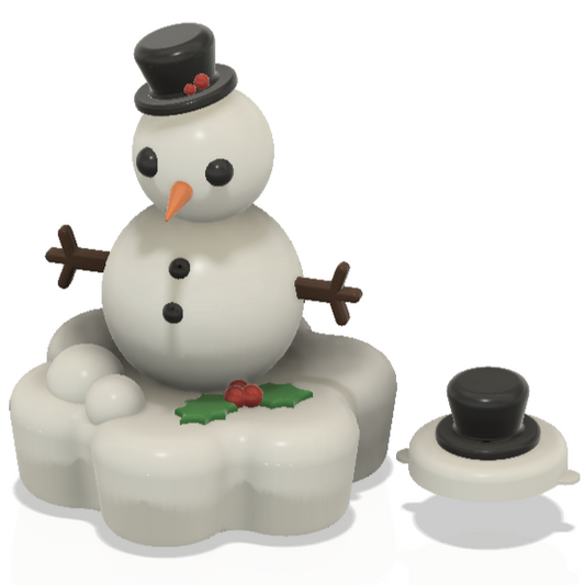 Christmas Snowman Mega Float for Bath Bombs, Crumble or Mini Bombs x5