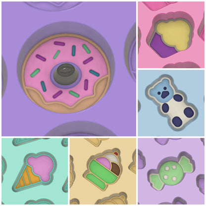 Sweet Tooth Confetti Moulds and Plungers
