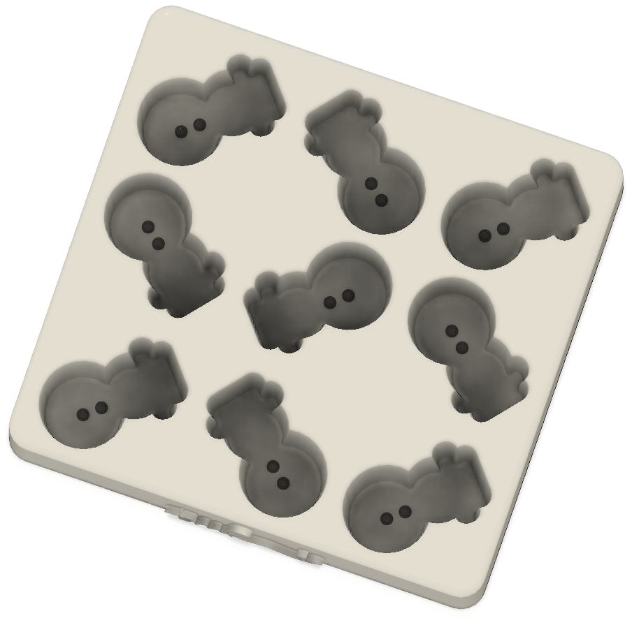 Christmas Confetti Moulds and Plungers