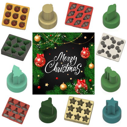 Christmas Confetti Moulds and Plungers