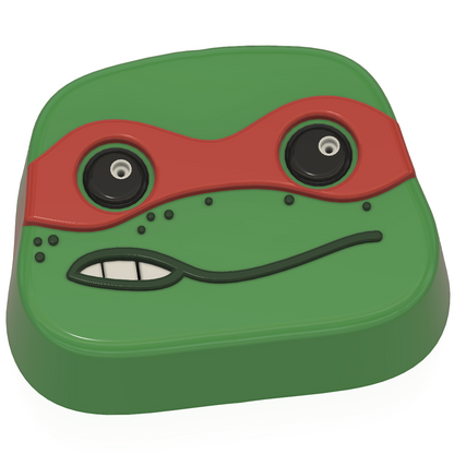 Teenage Turtle Faces🐢 Collection (Vacuum Form Mould)