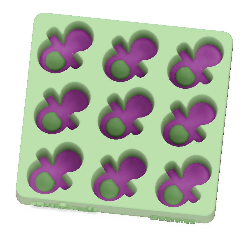 Baby Shower Confetti Moulds and Plungers
