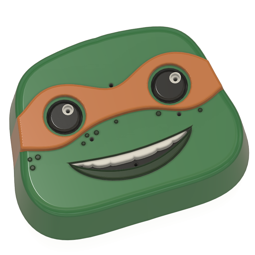 Teenage Turtle Faces🐢 Collection (Vacuum Form Mould)