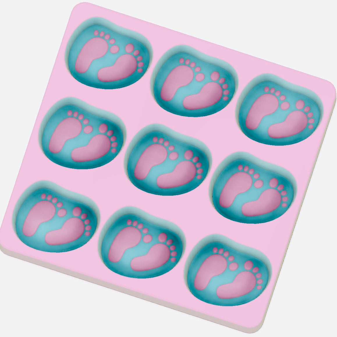 Baby Shower Confetti Moulds and Plungers