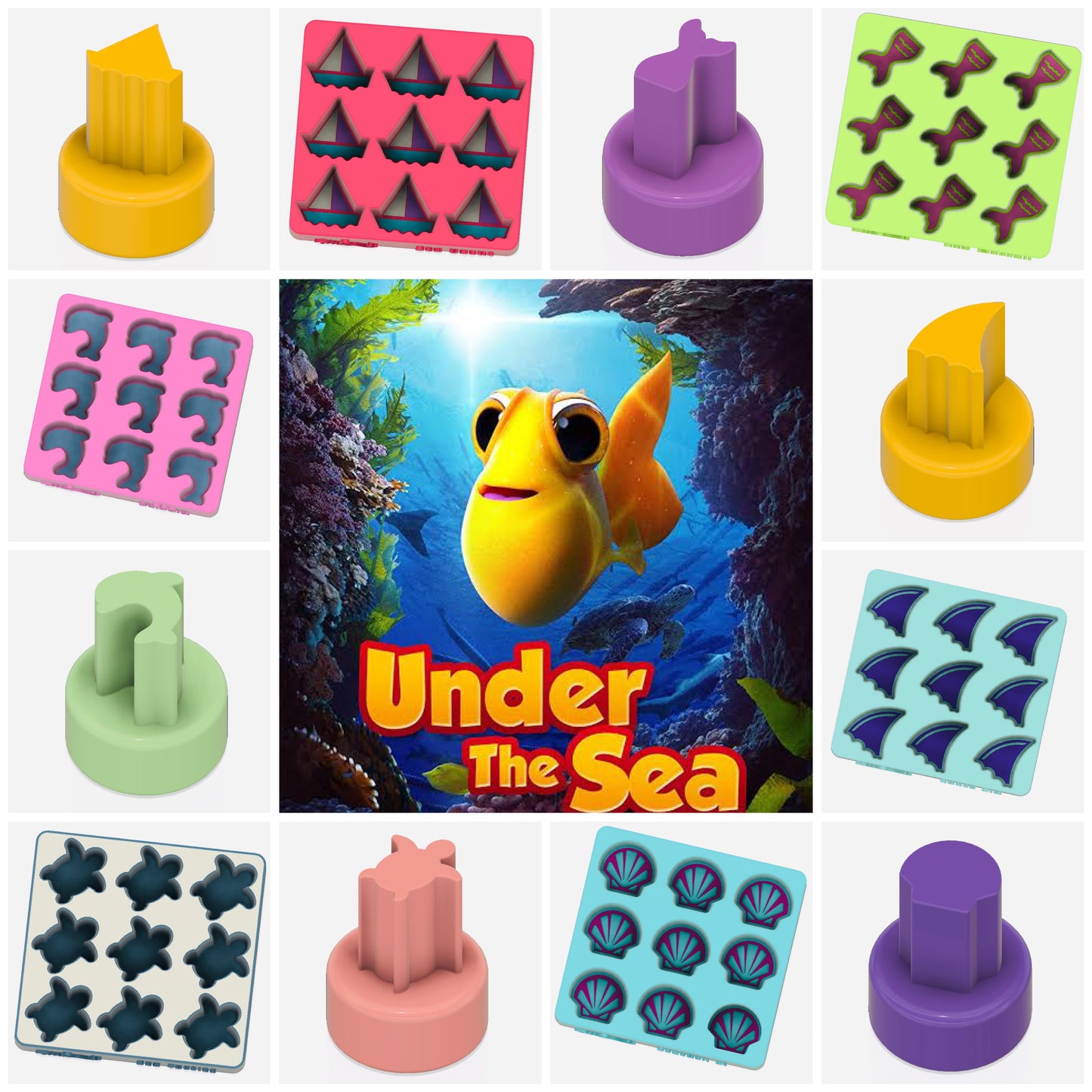 Under the Sea Confetti Moulds and Plungers