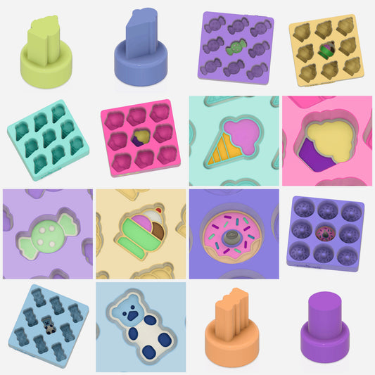 Sweet Tooth Confetti Moulds and Plungers